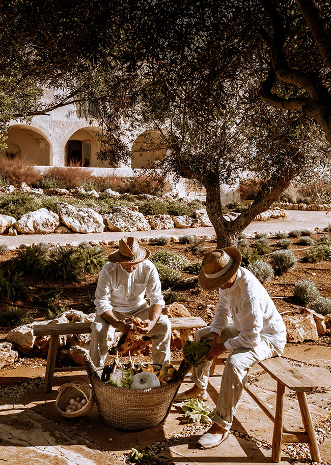 Son Blanc Farmhouse Menorca boutique hotel | Website and social media (Instagram) design by Average Studio | Carlos del Bas | https://sonblancmenorca.com/